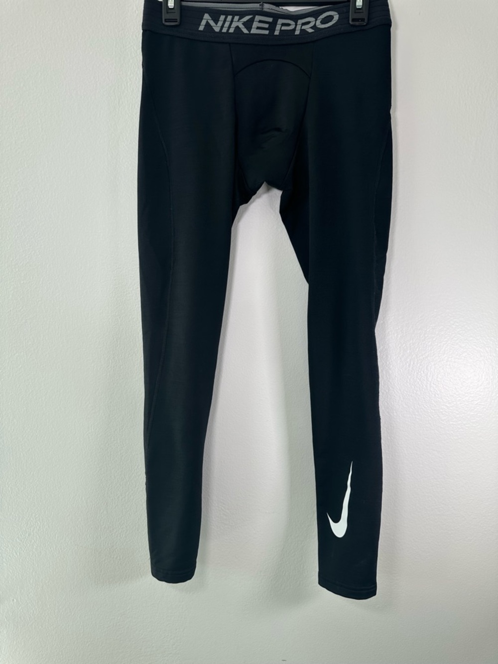 Nike Pro Dri-FIT Mens Leggings Size M Black Compression Training Tights